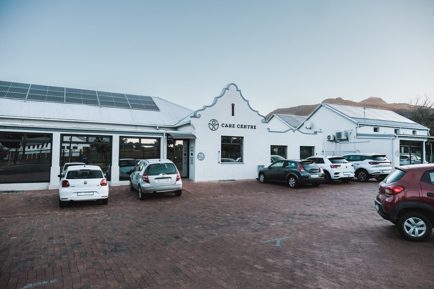 A view of Care Centre from the street.